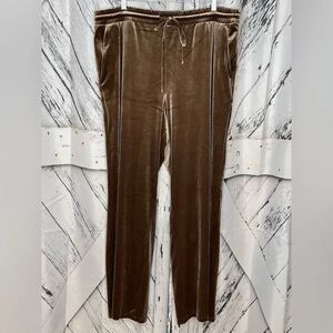 GAP Velvet Pull On Pants Brown XL